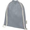 Saco de Algodão Reciclado GRS com Cordão de 140 g/m² Oregon