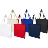 Sac Coton avec Soufflet Recyclé GRS de 140 g/m² Madras
