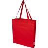 Bolsa de algodón con fuelle reciclado GRS de 140 g/m² Madras