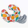 Almofada de viagem para encher com roupa (Produção)