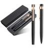 Rollerball and ballpoint pen set Reset