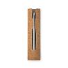 Ballpoint pen in 53% recycled stainless steel with Chris clip