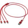Cable de Carga 5 en 1 de Aluminio Reciclado Versátil