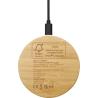 Station de Charge sans Fil en Bambou de 15 W Essence