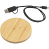 Station de Charge sans Fil en Bambou de 15 W Essence