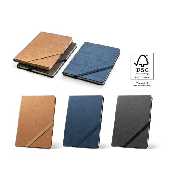 A5 notepad with FSC™ ivory...