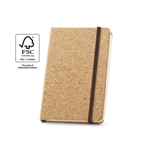 Caderno de bolso em cortiça...