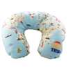 Almohada de viaje en Rpet con copos de relleno (Producción)