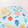 Pouf coussin 1x1,4m en polyester Rpet (Production)