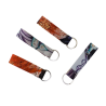 Porte-clés ruban polyester Rpet avec anneau (Production)