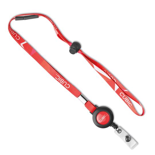 Lanyard com porta-cartões...