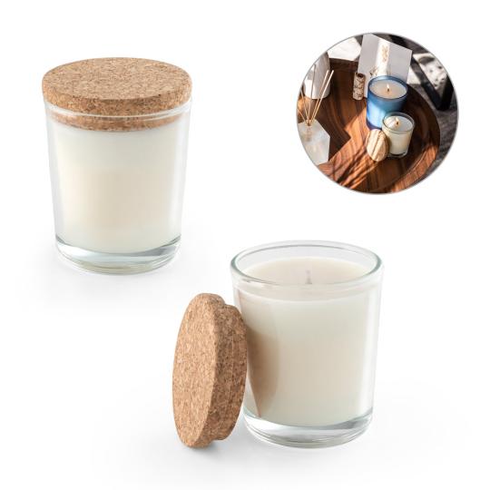 Vela aromática con tapa de...