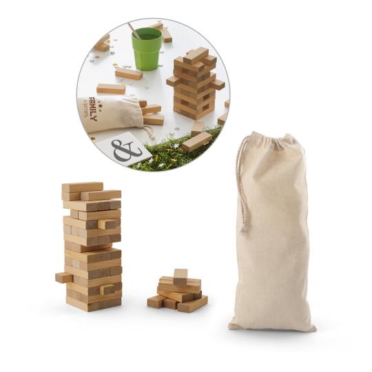 Jeu en bois avec 54 pièces...