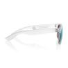 Sunglasses with mirrored lenses made of recycled PC Gleam RCS