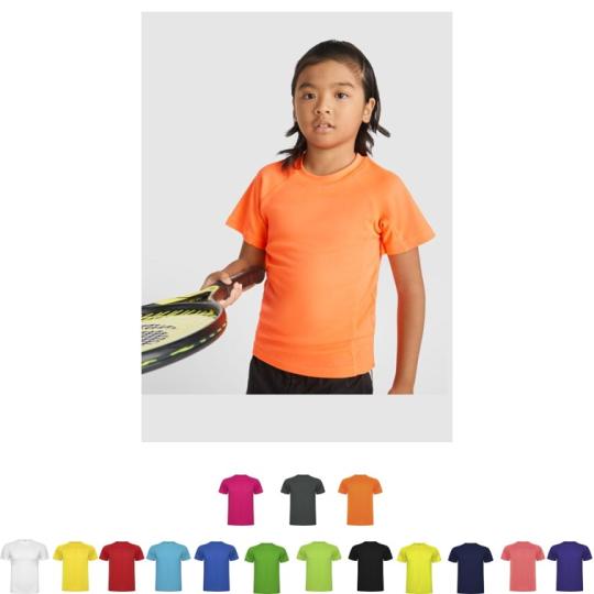 T-shirt desportiva de manga...