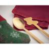 Ensemble de couverts pour dessert de Noël Hollyware