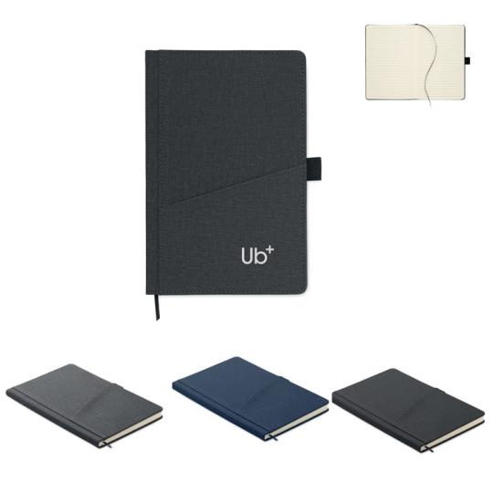 A5 notepad with hard cover...