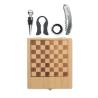 Set de Vinho Tabuleiro Xadrez Chesset