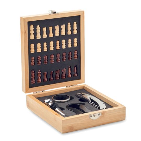 Set de Vino Tablero Ajedrez...