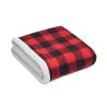 Sherpa Lined Wool Blanket