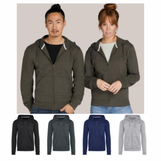 Sudadera con cremallera...