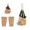 Christmas-themed bottle holder