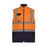 High visibility lined vest Yoko®