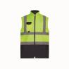 High visibility lined vest Yoko®