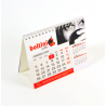 Calendário de secretária pequeno com espiral (Produção)