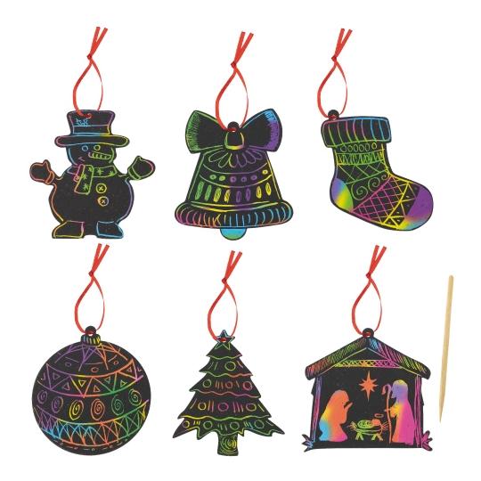 Scrapy Christmas ornament set