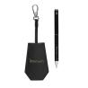 Conjunto de bolígrafo/llavero Tula PU reciclado certificado RCS Swiss Peak®