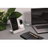 Cargador doble Joltz RCS reciclado de 15 W con ranura para iWatch