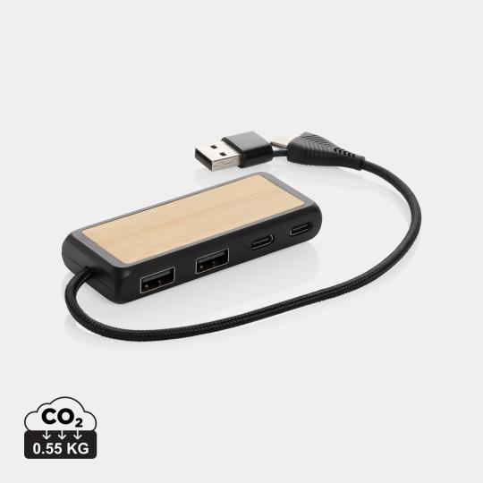 Hub de entrada dupla USB...