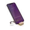 Support pour téléphone avec porte-clés en bambou Standkey