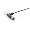 Rechargeable USB keychain flashlight made of recycled plastic Globix