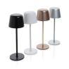 Lampe de table rechargeable USB en plastique recyclé Zenic RCS
