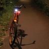 Ensemble de lumière rechargeable pour vélo USB en plastique recyclé RCS