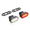 Ensemble de lumière rechargeable pour vélo USB en plastique recyclé RCS
