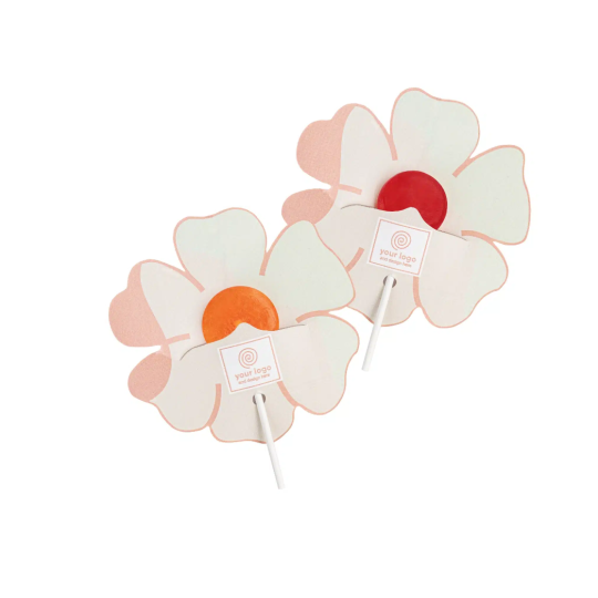Fruit lollipop with flower...