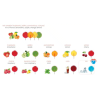 Sucette de fruit avec carte fleur (Production)