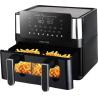 Freidora de aire doble de 8 L Cook Organics Prixton®
