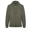Sudadera eco-responsable en tejido turco con cremallera y capucha de hombre Native Spirit®