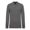 Polo en maille piqué manches longues Bio180 pour homme et femme Kariban®