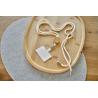 Cordon de téléphone avec cordon en coton Lucia