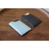 Recycled leather card holder