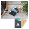 Recycled leather card holder