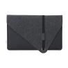 Funda portátil 14" de fieltro reciclado y cuero de manzana