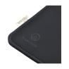 Funda portátil 14" de fieltro reciclado y cuero de manzana