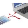 Cable de Carga 3 en 1 con Llavero de Metal