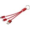 Cable de Carga 3 en 1 con Llavero de Metal